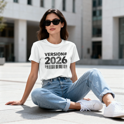 Version 2026 T-Shirt – Modern Year Graphic Tee