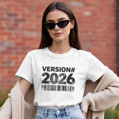 Version 2026 T-Shirt – Modern Year Graphic Tee