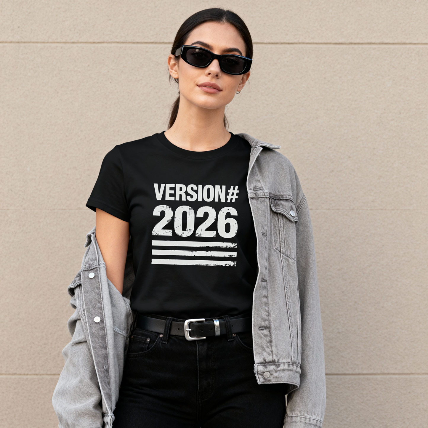 Version 2026 T-Shirt – Modern Year Graphic Tee