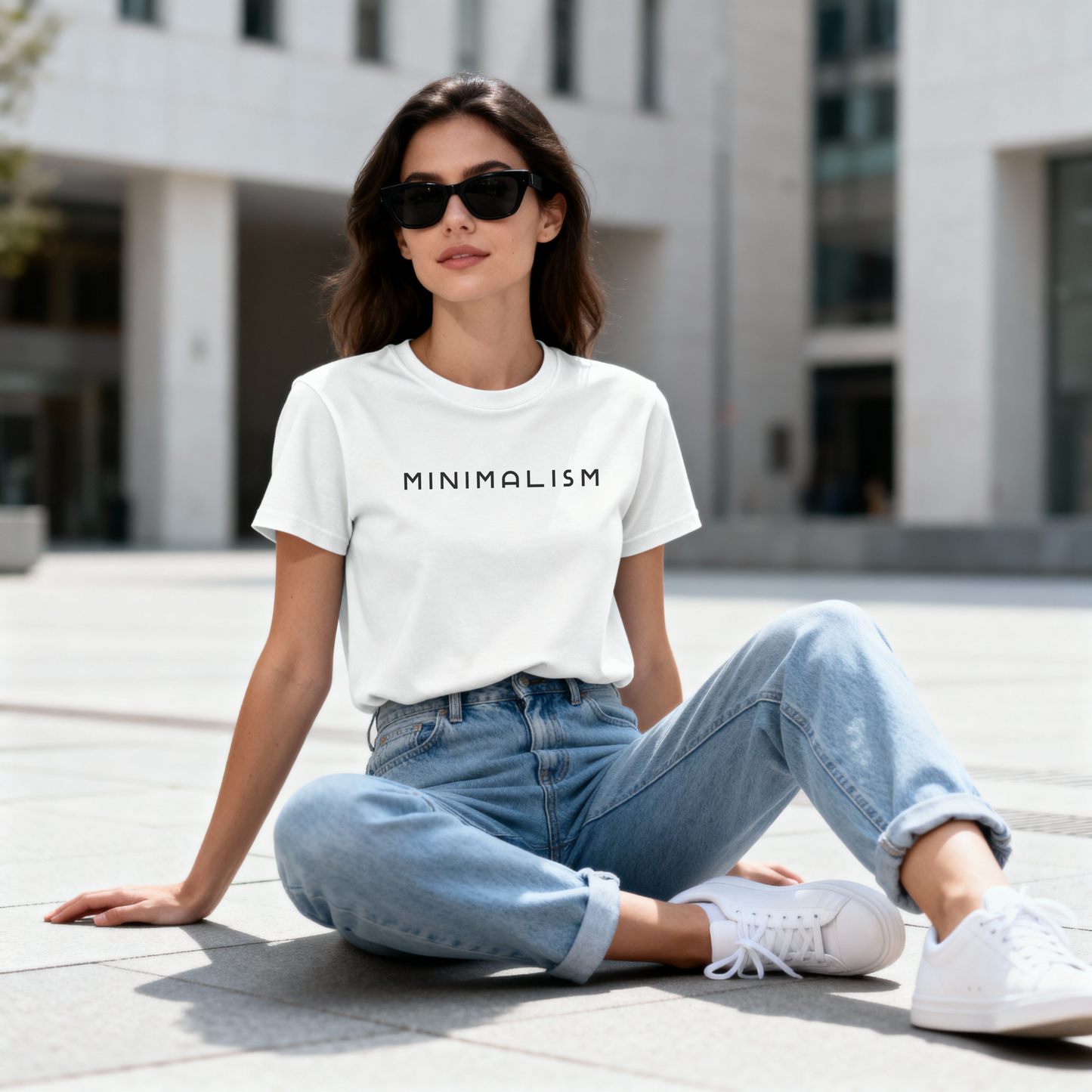 Minimalism Unisex T-Shirt – Modern Simple Typography Tee