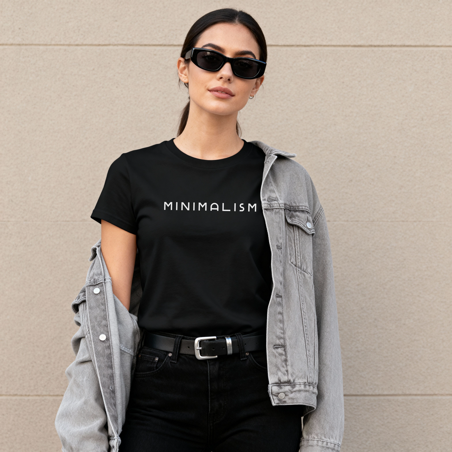 Minimalism Unisex T-Shirt – Modern Simple Typography Tee