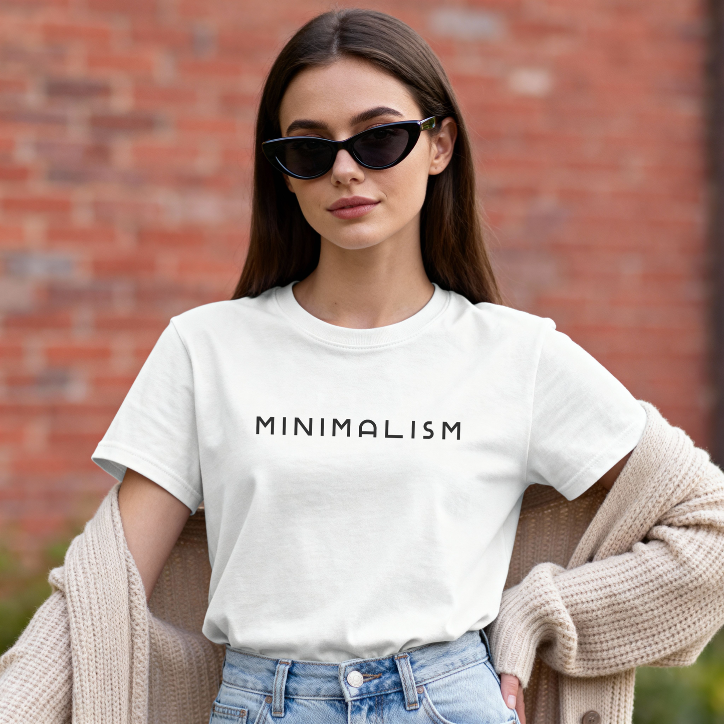 Minimalism Unisex T-Shirt – Modern Simple Typography Tee