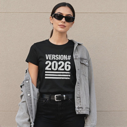 Version 2026 T-Shirt – Modern Year Graphic Tee